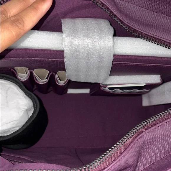 Dagne Dover Purple Women's Tote/Laptop bag - Picture 4 of 4